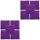 10Pcs Soft Bedding Blankets for Small Animals 4