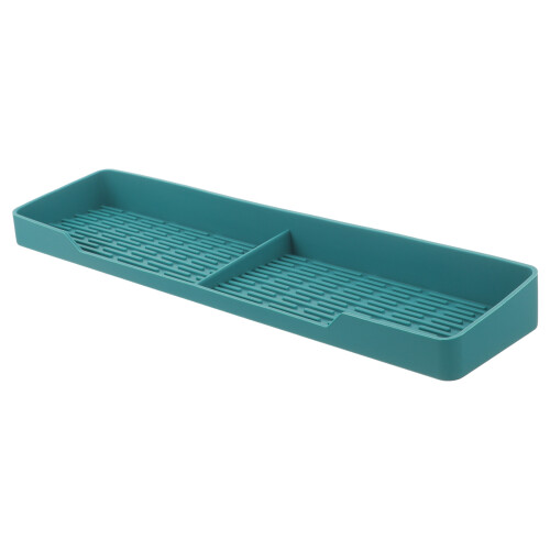 2Pcs Blue Silicone Kitchen Stove Top Holder Flexible Oven Shelf 1