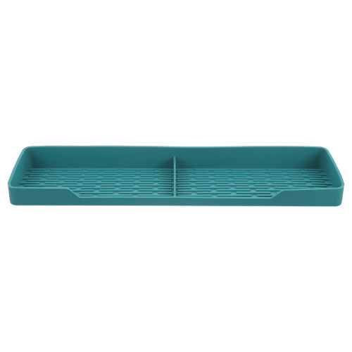 2Pcs Blue Silicone Kitchen Stove Top Holder Flexible Oven Shelf 2