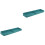 2Pcs Blue Silicone Kitchen Stove Top Holder Flexible Oven Shelf 4
