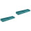 2Pcs Blue Silicone Kitchen Stove Top Holder Flexible Oven Shelf 5
