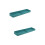2Pcs Blue Silicone Kitchen Stove Top Holder Flexible Oven Shelf 8