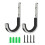 Stable Stainless Steel Firearm Wall Hook Quickly Setups Compacts Storage Hook for Home Security 7