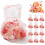 Snoephouders in de vorm van gummybeertjes, roze plastic, 12 stuks 4