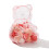 Snoephouders in de vorm van gummybeertjes, roze plastic, 12 stuks 6
