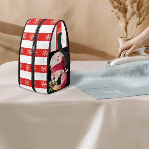Iron Organizer Carrier Bag with Snowman Snowflake Pattern 2