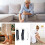 Black Heated Socks, USB Rechargeable Cozy Warm 4