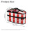 Iron Organizer Carrier Bag with Snowman Snowflake Pattern 6
