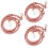 3Pièces Accessoire Sac PU Rose Bandoulière Ajustable Robuste 6