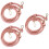 3Pièces Accessoire Sac PU Rose Bandoulière Ajustable Robuste 7