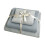 Bedding Set Minimalist Striped 4-Piece Blue 5