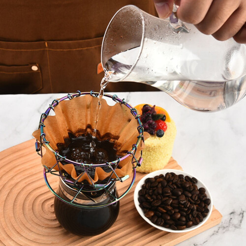 Hand brewed coffee drip stand Coffee Filter Paper Holder Foldable Portable 1