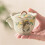 Yellow Ceramic Cat Teapot 70 ml Handmade Porcelain 6