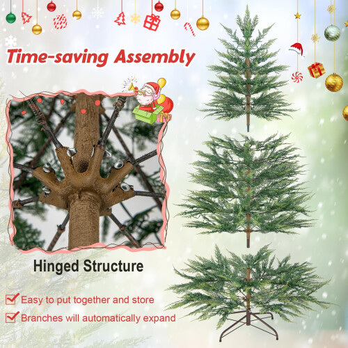 5ft Pre-lit Artificial Christmas Tree with 100 Warm White 2