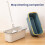Mop Bucket Rectangular Design Thickened PP Material Easy to Move Handle Storage Bucket 2