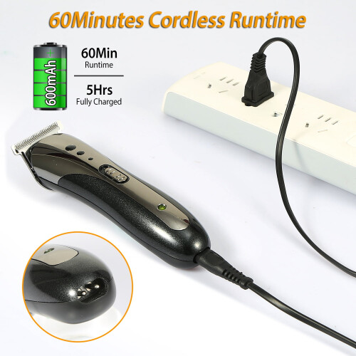 Rechargeable Beard Trimmer for Men with Nose and Ear 2