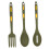 Silicone Spoon and Fork Set Lightweight Ergonomic Design Ideal for Eating Fruit and Snacks 1 Set 5