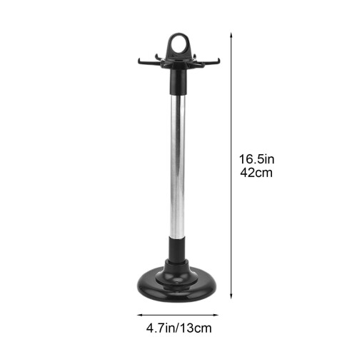Kitchen Utensil Holder Stainless Steel 6 Hooks Rotatable 1