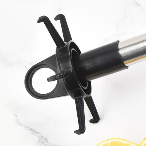 Kitchen Utensil Holder Stainless Steel 6 Hooks Rotatable 2