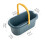 Mop Bucket Rectangular Design Thickened PP Material Easy to Move Handle Storage Bucket 6