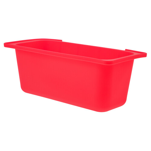 2Pcs Red Silicone Drip Pan Liner Reusable Grease Cup Camping Accessory 2