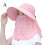 Women's Wide-Brim Sun Hat, Polyester, UV-Protective, 5