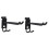 Storage Hanging Hook Organizer Black 2 pcs 4