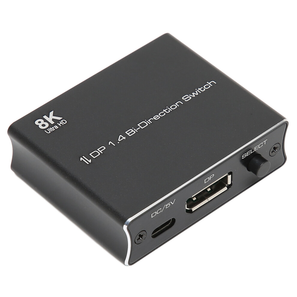 8K/4K/1080P Bi-Directional Displayport Switch, Aluminum Alloy, 15M 3461390287841