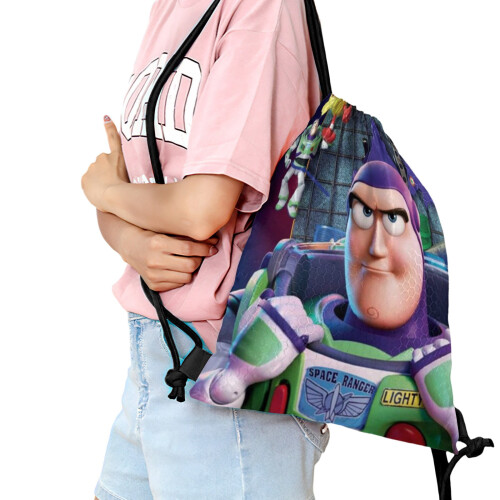 Αδιάβροχο σακίδιο με κορδόνι Buzz Lightyear & Toy Story: Ιδανικό για γυμναστική, πεζοπορία, 1