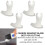 verlacod4pcs Universal Diamond Oscillation Saw Blades 5