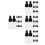 80Pcs Black Tiny Glass Dropper Bottles Multipurpose Travel Containers 4
