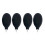 8Pcs Black Silicone Blower Squeeze Cleaner for Dust Removal 2
