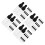 80Pcs Black Tiny Glass Dropper Bottles Multipurpose Travel Containers 5