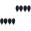 8Pcs Black Silicone Blower Squeeze Cleaner for Dust Removal 3