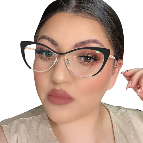 Σέξι γυαλιά μόδας Cat Eye με διαφανείς φακούς Hot Frames για ενήλικες 2