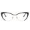 Σέξι γυαλιά μόδας Cat Eye με διαφανείς φακούς Hot Frames για ενήλικες 4