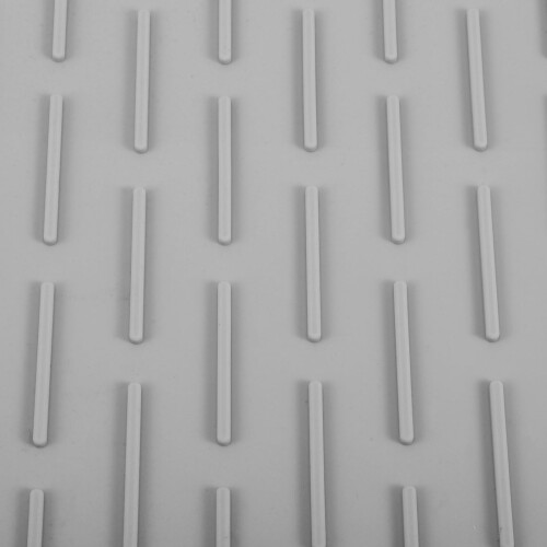 Silikon torkmatta 48,5x35,5x0,3 cm grå 2