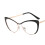 Σέξι γυαλιά μόδας Cat Eye με διαφανείς φακούς Hot Frames για ενήλικες 6