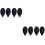 8Pcs Black Silicone Blower Squeeze Cleaner for Dust Removal 6
