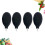 8Pcs Black Silicone Blower Squeeze Cleaner for Dust Removal 10
