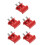 5Pcs Weather-Resistant Red Dovetail Clamp Base for Telescope Use 9