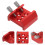 5Pcs Weather-Resistant Red Dovetail Clamp Base for Telescope Use 10