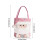 Pink Christmas Drawstring Gift Bag – Polyester, 42x23cm 3