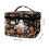 Cosmetic Travel Bag with Zipper Large Halloween Pattern 6