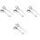 8Pcs Silver Adaptive Angled Spoon Tableware for Patients and Seniors 4