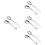 8Pcs Silver Adaptive Angled Spoon Tableware for Patients and Seniors 7