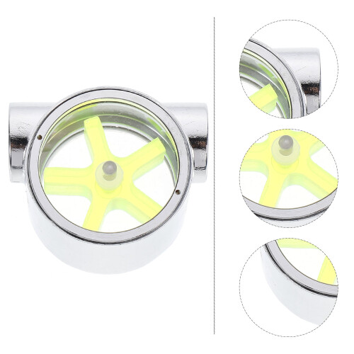 Liquid Cooling System Flow Meter 1/4 inch Port Meter Water Flow Indicator 2