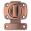 2Pcs Brown Zinc Alloy Door Latches for Inside Doors Quick Install 2