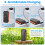 Φορητός ηλιακός φορτιστής LK-LTD 49800mAh, γρήγορη φόρτιση PD 22,5W, ενσωματωμένα 4 καλώδια & 3
