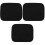 3Pcs Reusable Black Microfiber Bowling Ball 4